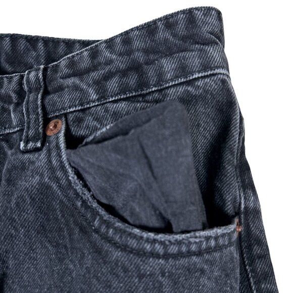 Zara Straight Wide Leg High Rise Distressed Raw Hem Jeans, 27/33 - Picture 8 of 16